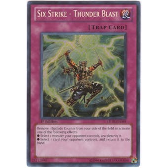 Yu-Gi-Oh Storm of Ragnarok Single Six Strike - Thunder Blast Secret Rare