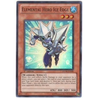 Yu-Gi-Oh Storm of Ragnarok Single Elemental Hero Ice Edge Super Rare