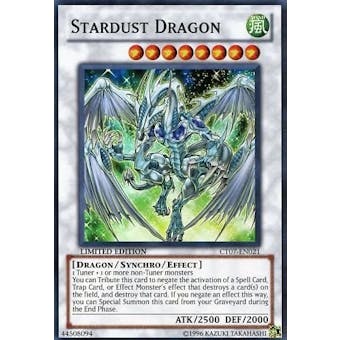 Yu-Gi-Oh Limited Edition Tin Single Stardust Dragon Super Rare CT07