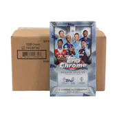 2025/26 Topps Chrome UEFA Club Competitions Soccer Hobby 12-Box Case