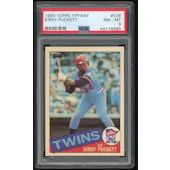 1985 Topps Tiffany #536 Kirby Puckett RC PSA 8 *8685 (Reed Buy)