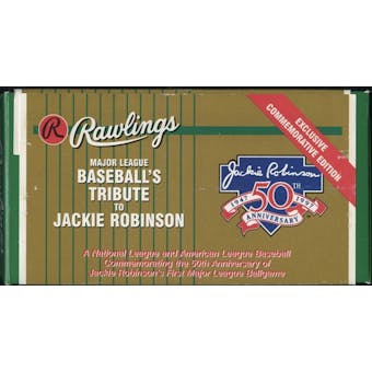 1997 Jackie Robinson 50th Anniversary AL & NL Baseball Set