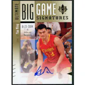 2010 Ultimate Yao Ming Big Game Signatures Auto