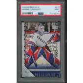 2005/06 Upper Deck Hockey #216 Henrik Lundqvist Young Guns Rookie PSA 9 (MINT)