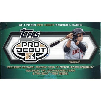 2011 Topps Pro Debut Baseball Hobby Box