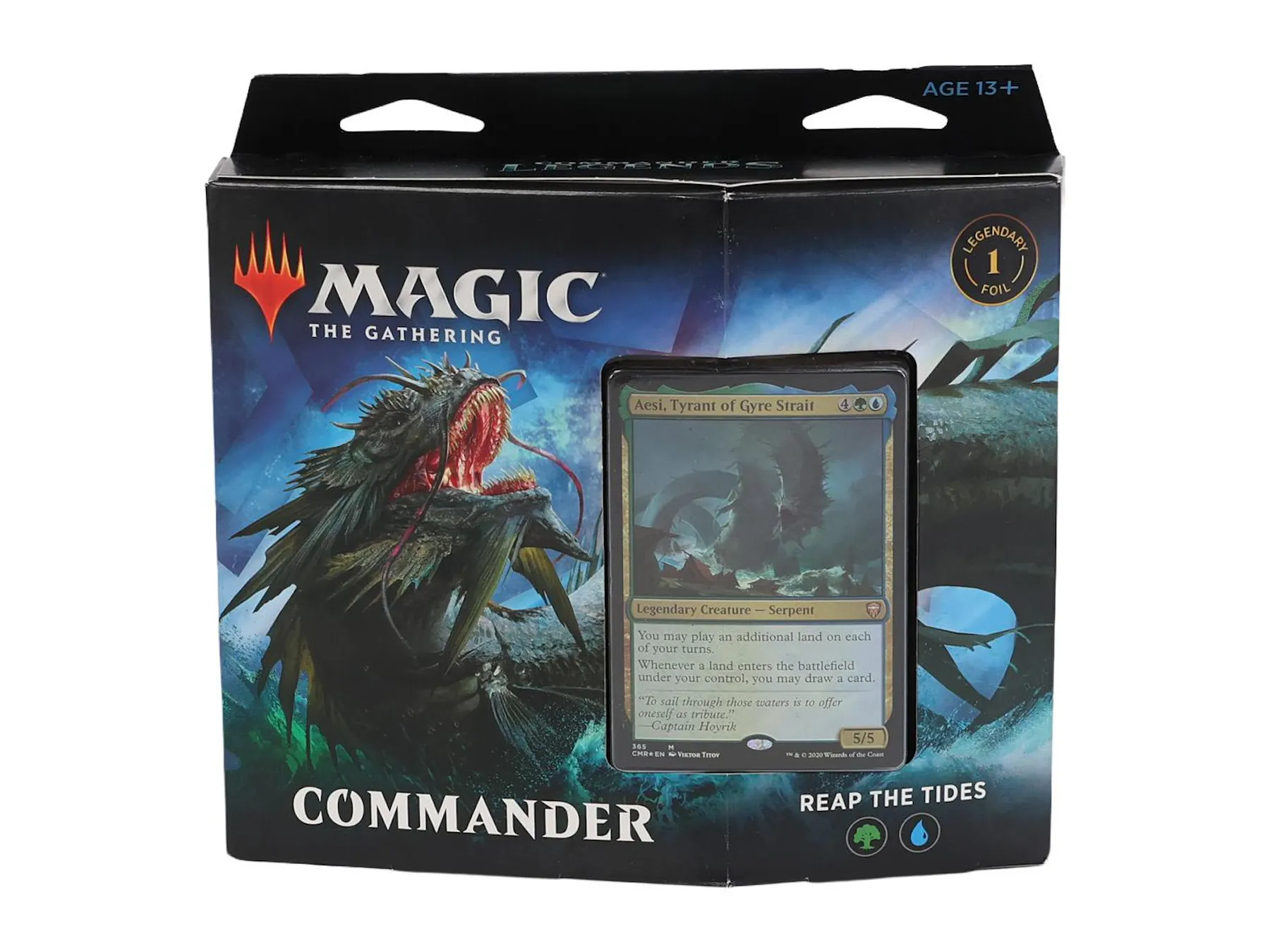 Magic the Gathering Commander Legends Commander Deck - Reap the Tides Magic the Gathering Commander Legends Commander Deck - Reap the Tides
