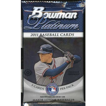 2011 Bowman Platinum Baseball Hobby Pack