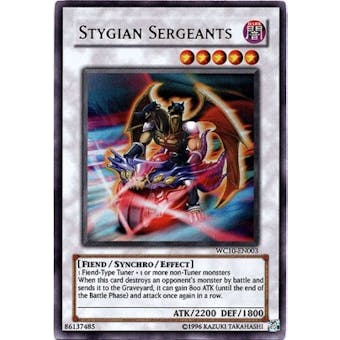 Yu-Gi-Oh Promo Single Stygian Sergeants Ultra Rare WC10-EN003
