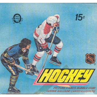 1977/78 O-Pee-Chee Hockey Wax Box