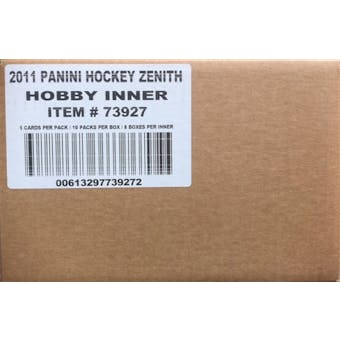 2010/11 Panini Zenith Hockey Hobby 8-Box Case