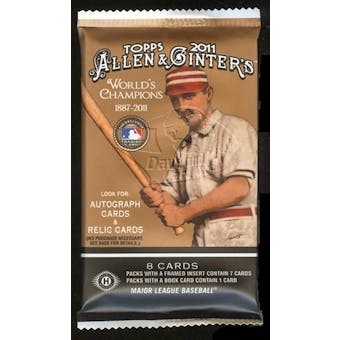 2011 Topps Allen & Ginter Baseball Hobby Pack