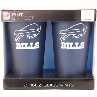 16 Oz NFL / Buffalo Bills 2 pack COLOR FROST Pint Gift Set (Boelter)