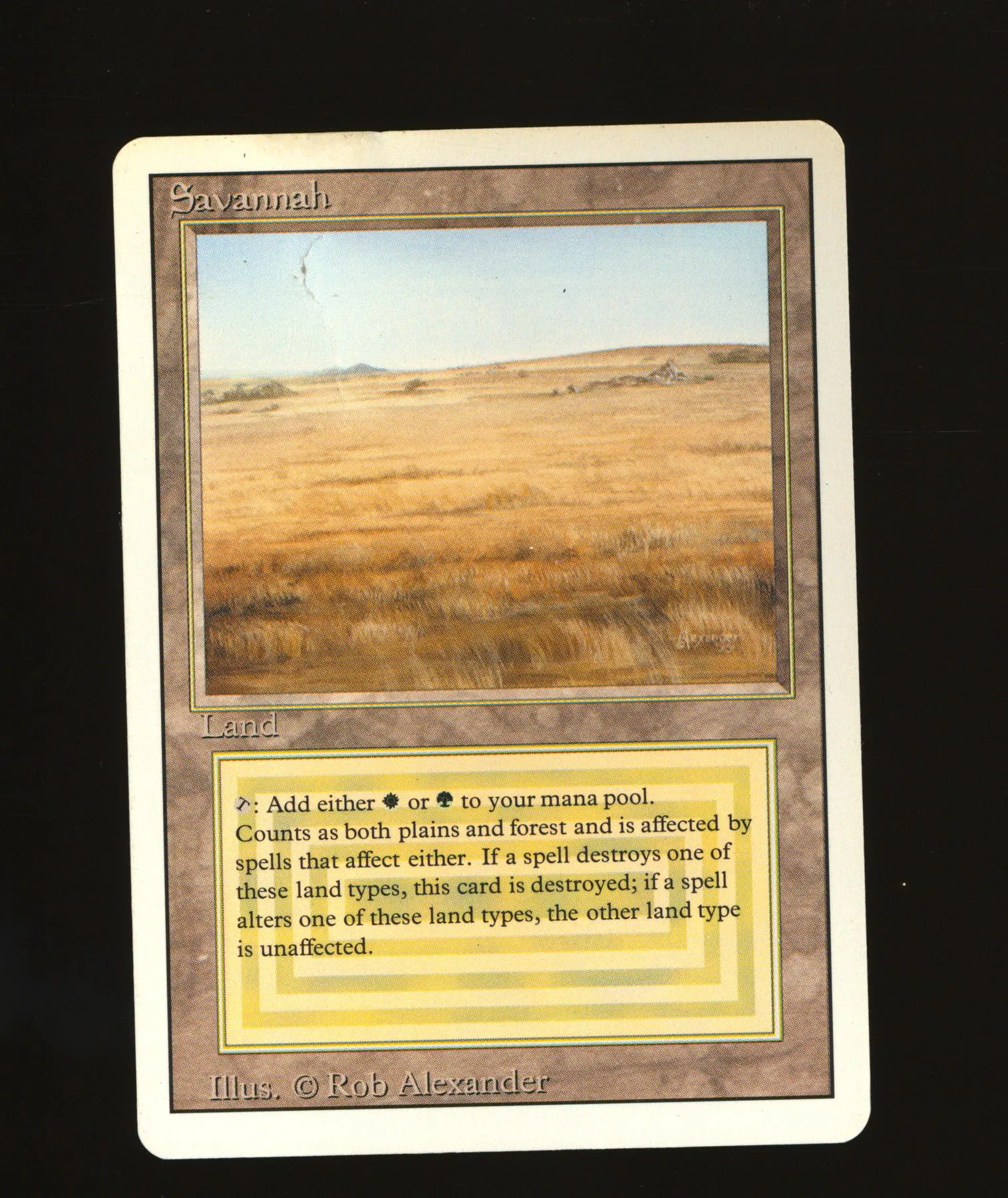 Magic the Gathering 3rd Ed Revised Savannah DAMAGED DMG *996 | DA Card World Magic the Gathering 3rd Ed Revised Savannah DAMAGED DMG *996 | DA Card World