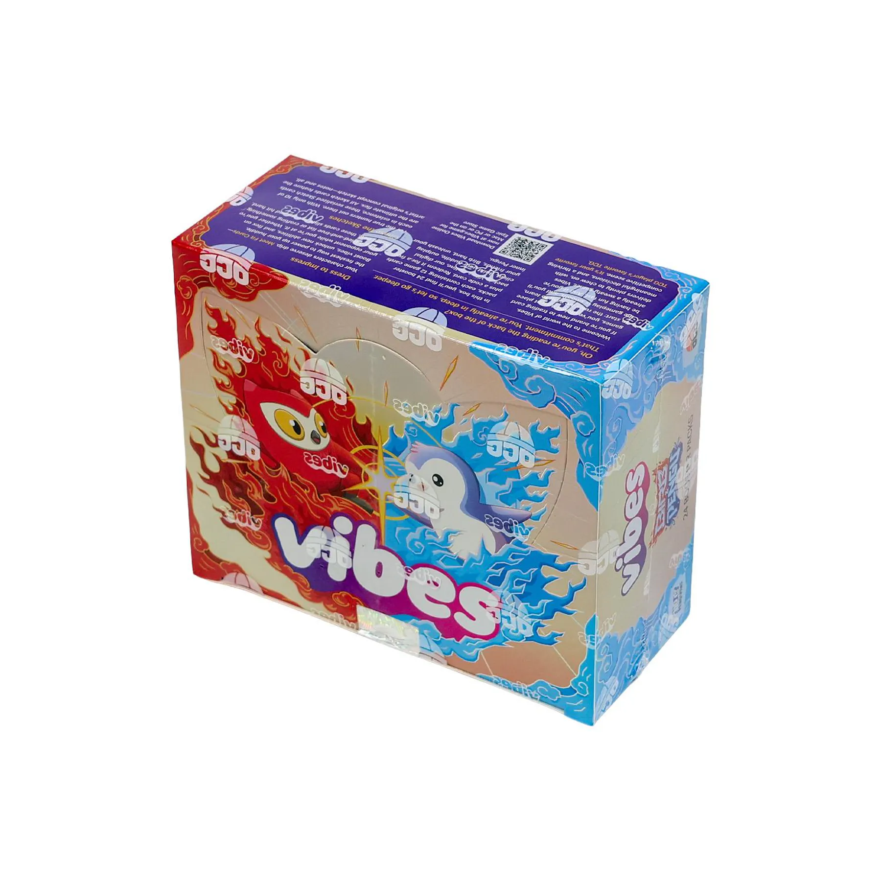 vibes tcg booster box Vibes - Birb & Pengu Booster Case & SCG-Exclusive Playmat (10 Boxes)