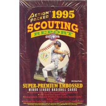 1995 Action Packed Scouting Report Baseball Hobby Box