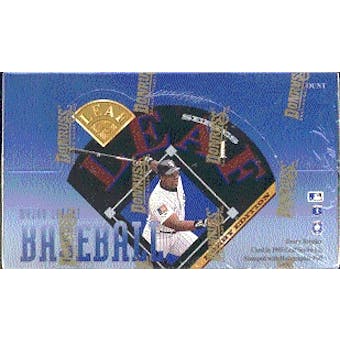1995 Leaf Series 1 Baseball Hobby Box