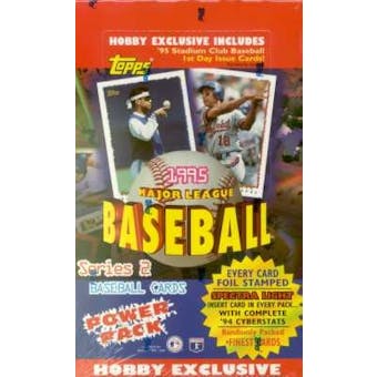 1995 Topps Series 2 Baseball Hobby Box