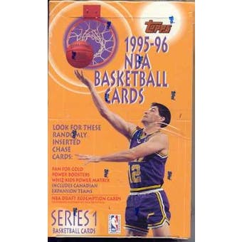 1995/96 Topps Series 1 Basketball Hobby Box