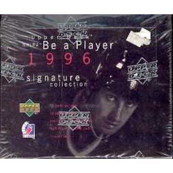 1995/96 Upper Deck Be A Player Signature Collection Hockey Hobby Box