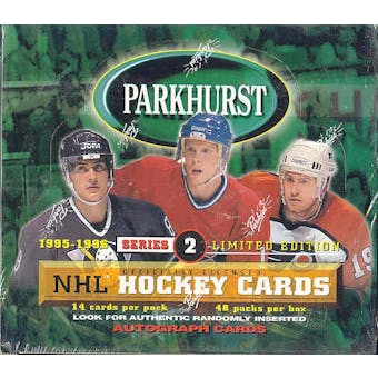 1995/96 Parkhurst Series 2 Hockey Hobby Box