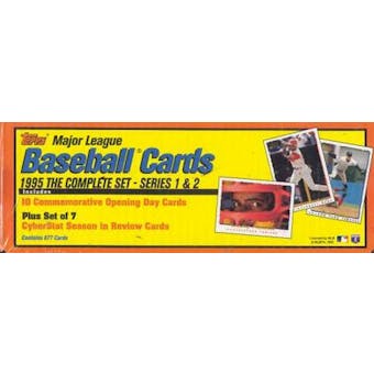 1995 Topps Baseball Retail Factory Set (box) (Yellow/Orange)