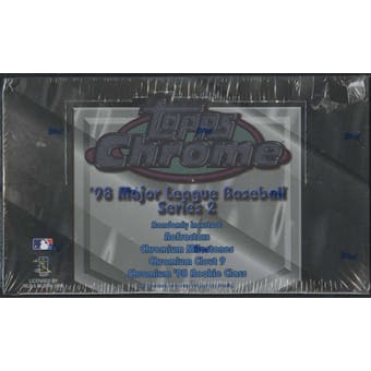 1998 Topps Chrome Series 2 Baseball 24-Pack Box
