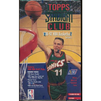1996/97 Topps Stadium Club Series 1 Basketball 20-Pack Box