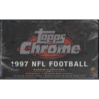 1997 Topps Chrome Football 24-Pack Box