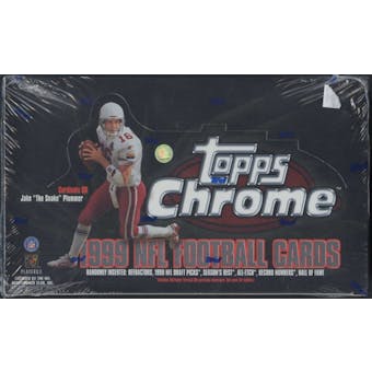1999 Topps Chrome Football 24-Pack Box