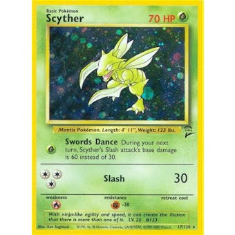Pokemon Base Set 2 Single Scyther 17/130