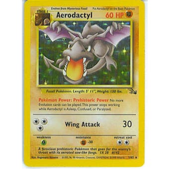 Pokemon Fossil Single Aerodactyl 1/62 - NEAR MINT (NM)