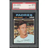 1971 Topps #548 Don Mason PSA 8 *3100 (Reed Buy)