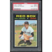 1971 Topps #557 Tom Satriano PSA 8 *8756 (Reed Buy)