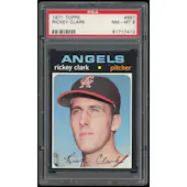 1971 Topps #697 Rickey Clark PSA 8 *7412 (Reed Buy)