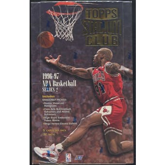 1996/97 Topps Stadium Club Series 2 Basketball 32-Pack Box