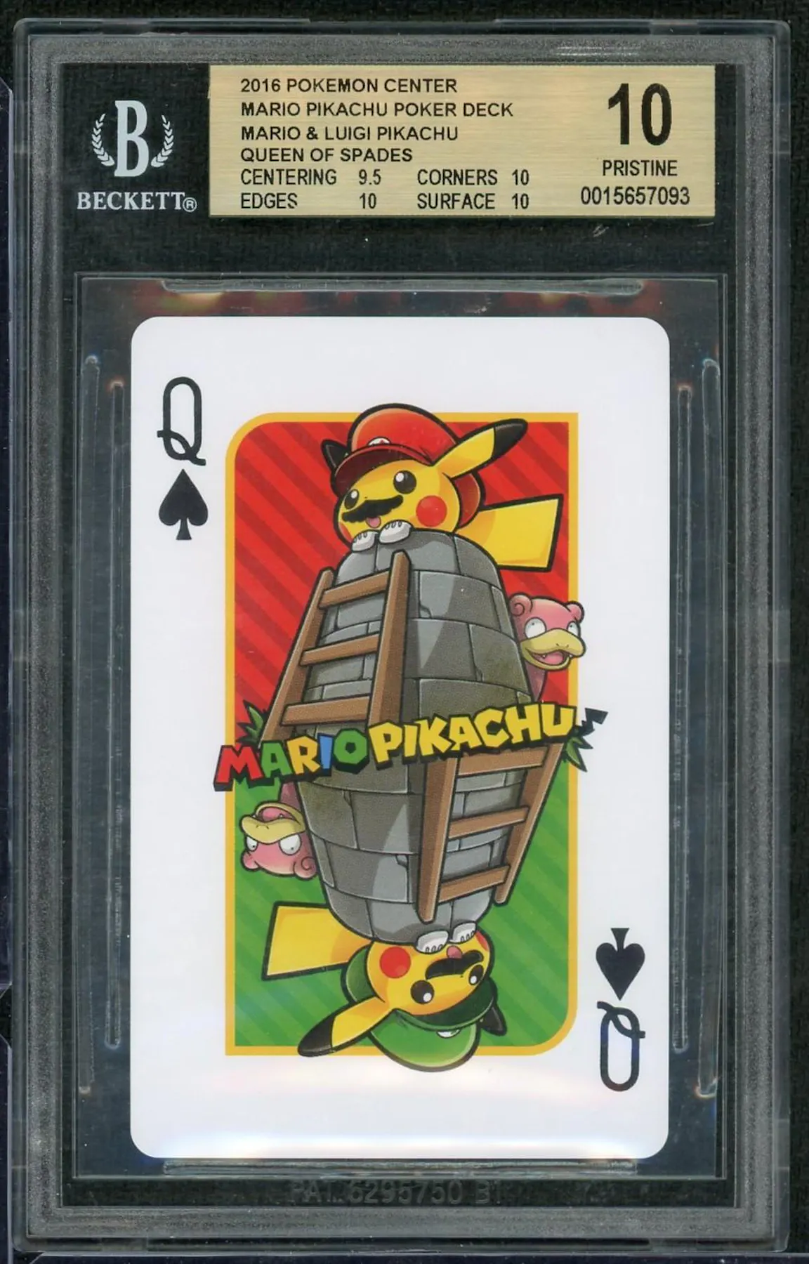 luigi pikachu pokemon card #296/XY-P EXTENDED ART RECORD SALE: This Luigi Pikachu