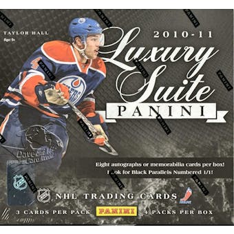 2010/11 Panini Luxury Suite Hockey Hobby Box