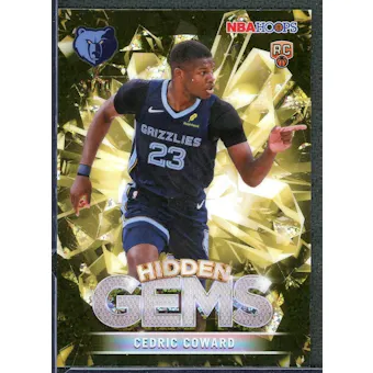 2025 Topps NBA Hoops Cedric Coward Hidden Gems Rookie Gold /10 #HG-15