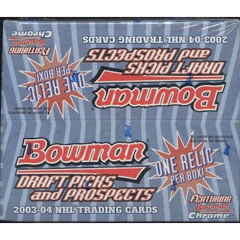 2003/04 Bowman Draft Picks & Prospects Hockey Retail Box