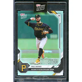 2026 Topps Now Paul Skenes Platinum Member #WCLM
