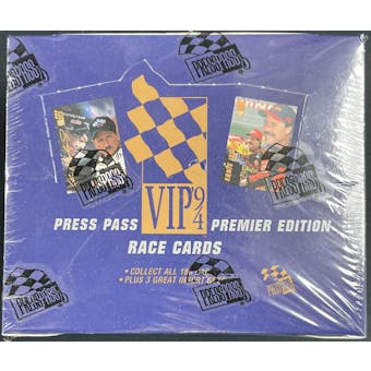 1994 Press Pass VIP Racing Hobby Box