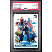 2024 Panini Donruss Josh Allen Downtown #2 PSA 10