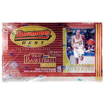 1996/97 Bowman's Best Basketball Hobby Box - Kobe Bryant Rookie!