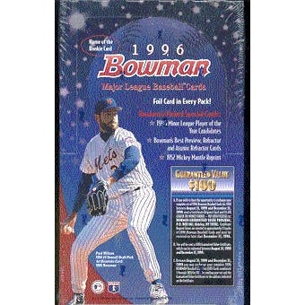 1996 Bowman Baseball Hobby Box