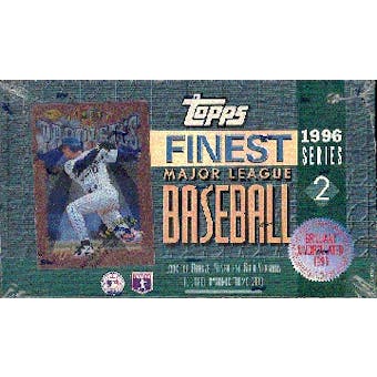 1996 Topps Finest Series 2 Baseball Hobby Box