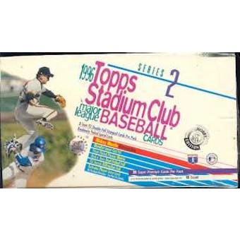 1996 Topps Stadium Club Series 2 Baseball Jumbo Box