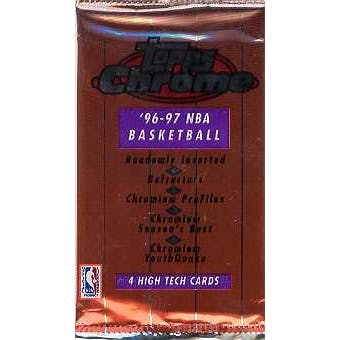 1996/97 Topps Chrome Basketball Hobby Pack