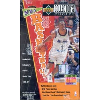 1996/97 Upper Deck Collector's Choice Series 2 Basketball Hobby Box