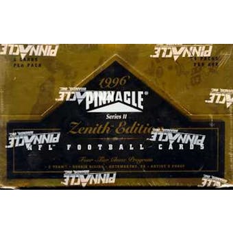 1996 Pinnacle Zenith Football Hobby Box