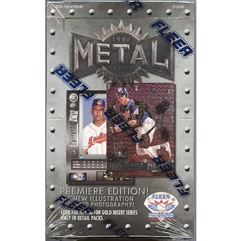 1996 Fleer Metal Baseball Retail Box